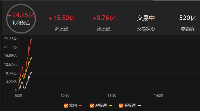 34股特大单净流入资金超2亿元