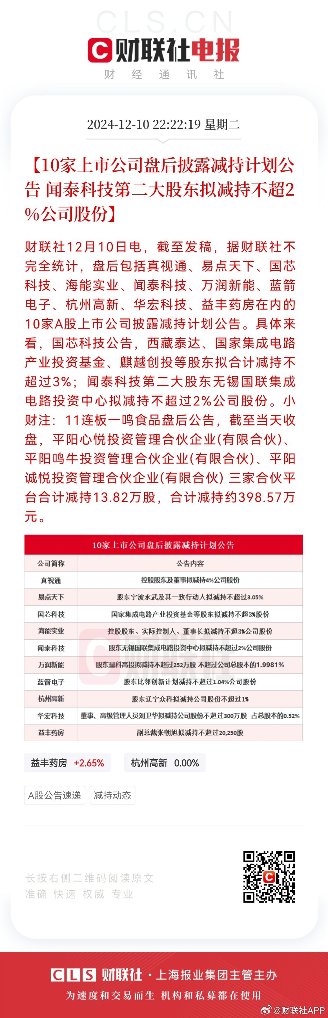 盈方微：股东东方证券拟减持公司不超3%股份