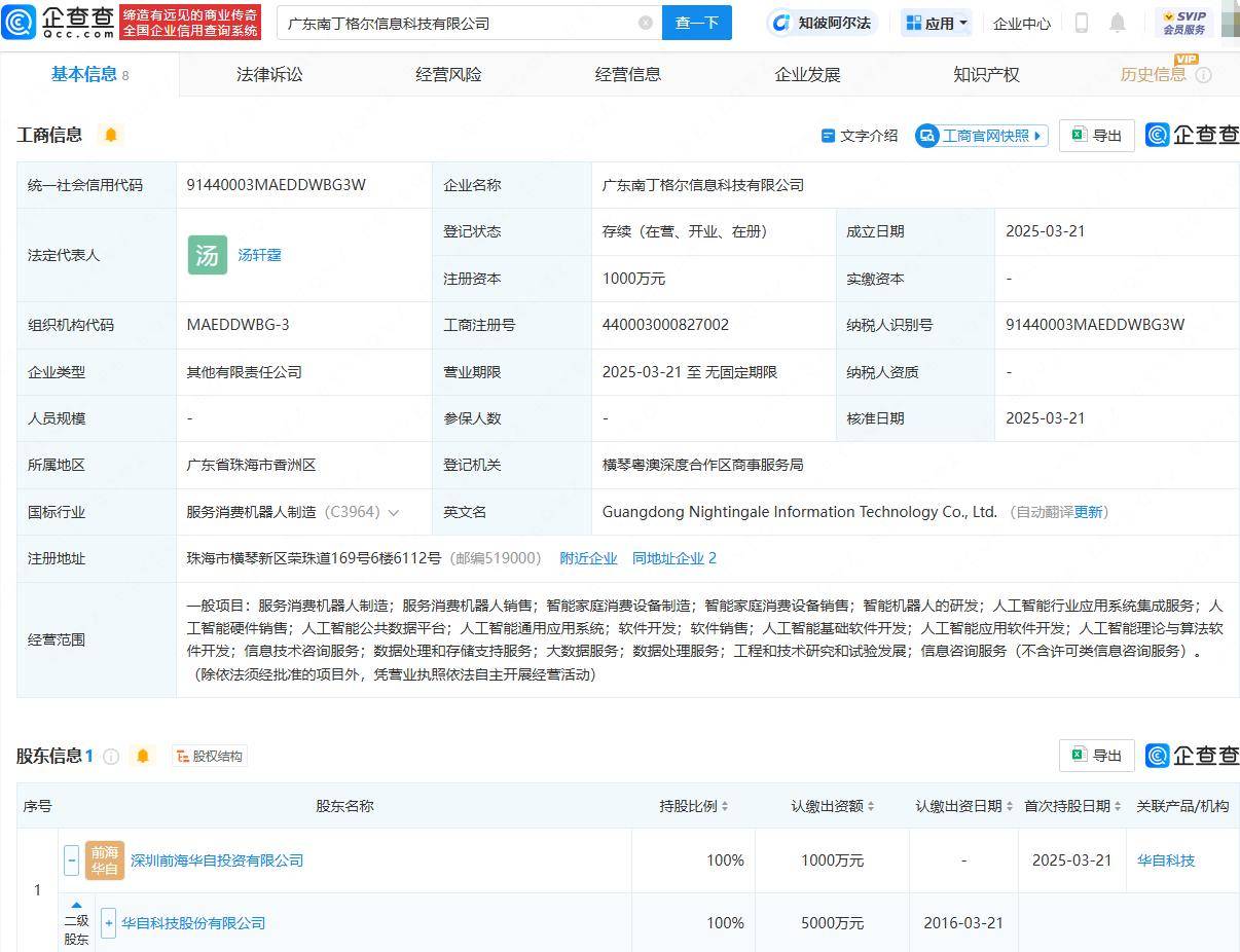 达实智能新设交通科技公司 含多项AI业务