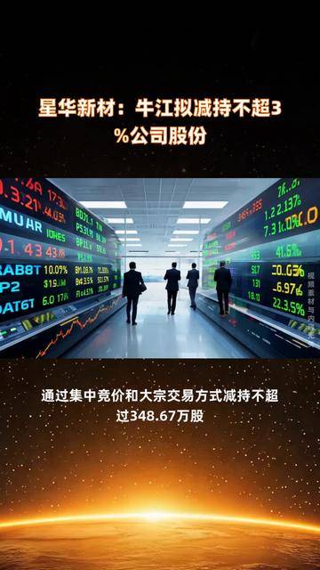 利尔化学：中通投资拟减持公司不超3%股份