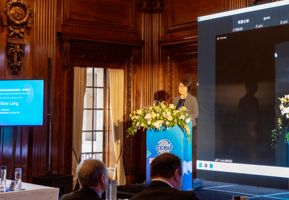 中国贸促会副会长于健龙会见通用电气医疗公司全球执行副总裁史达健