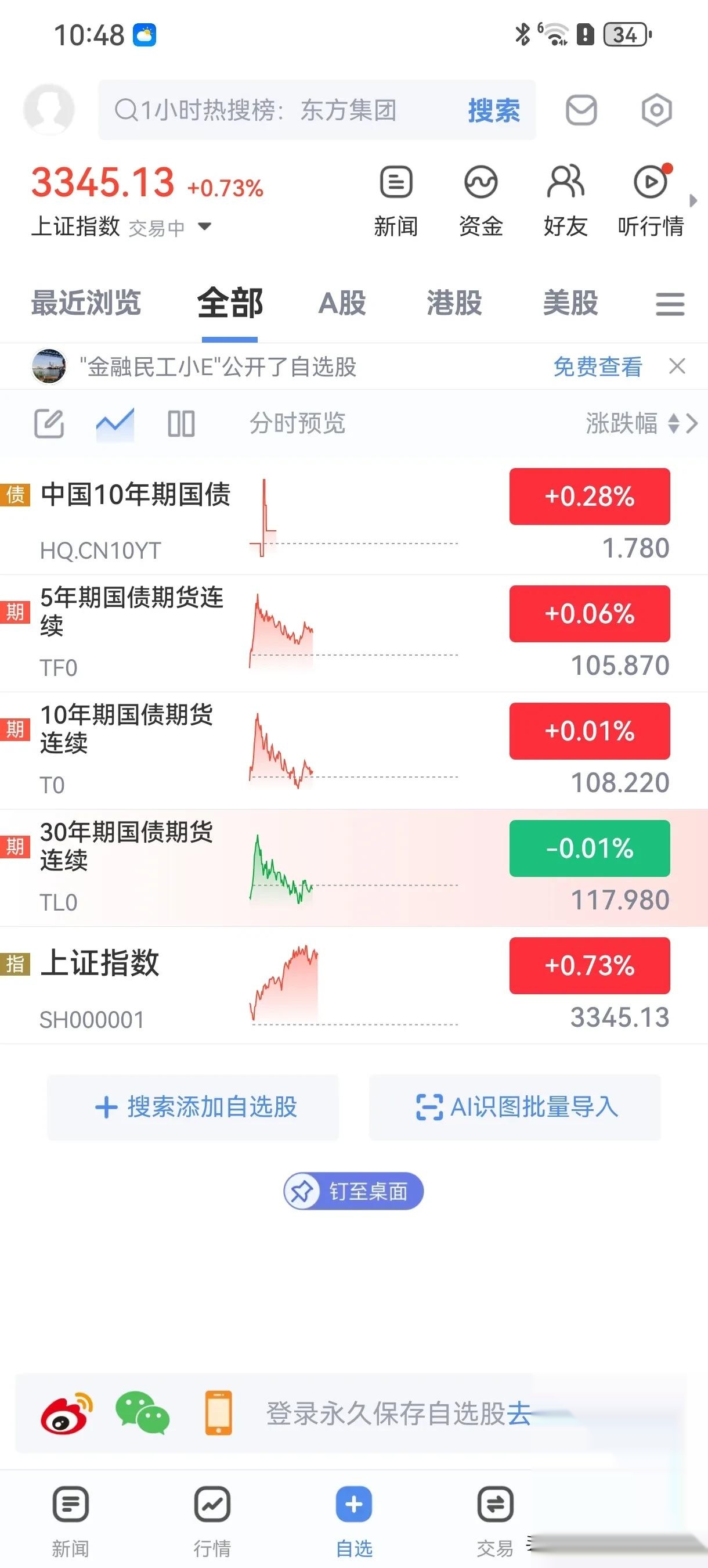 国债期货收盘 30年期主力合约涨0.11%