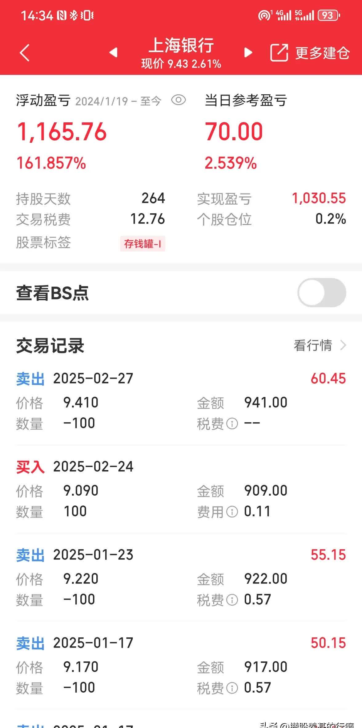 中储股份大宗交易成交5650.00万元