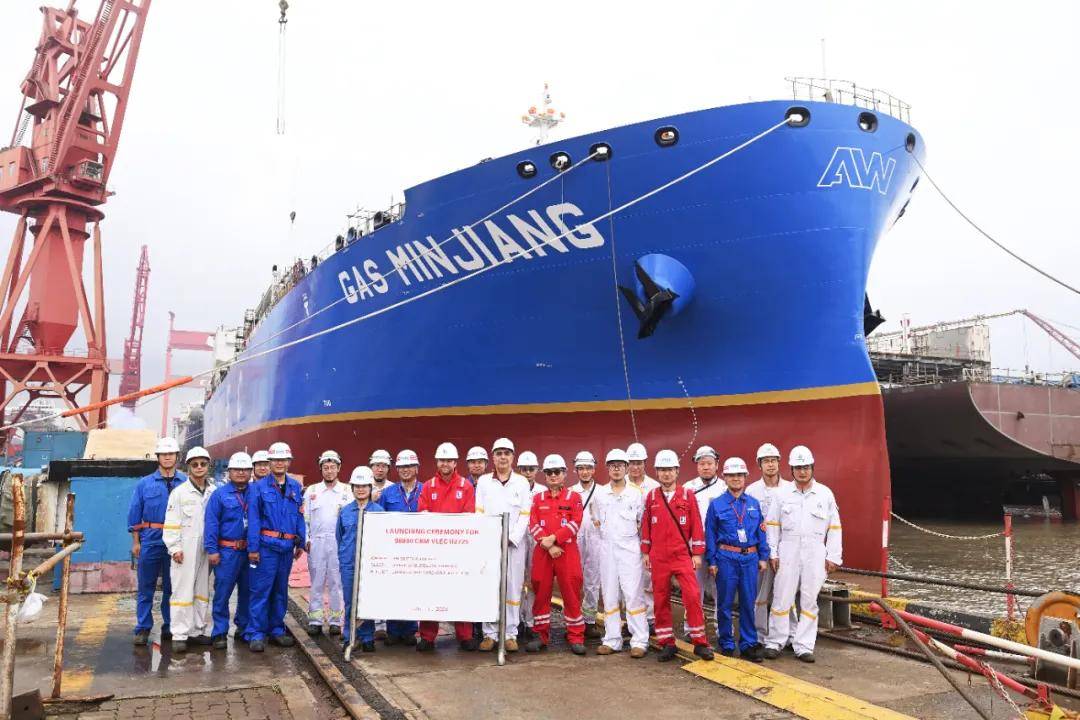 淮河流域首艘纯甲醇动力船舶开工