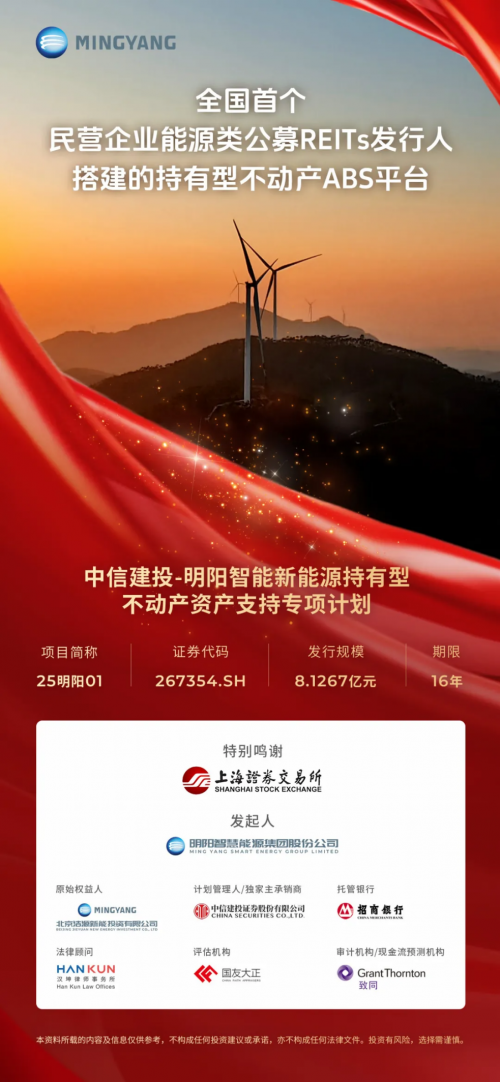全国首单储能机构间REITs成功落地