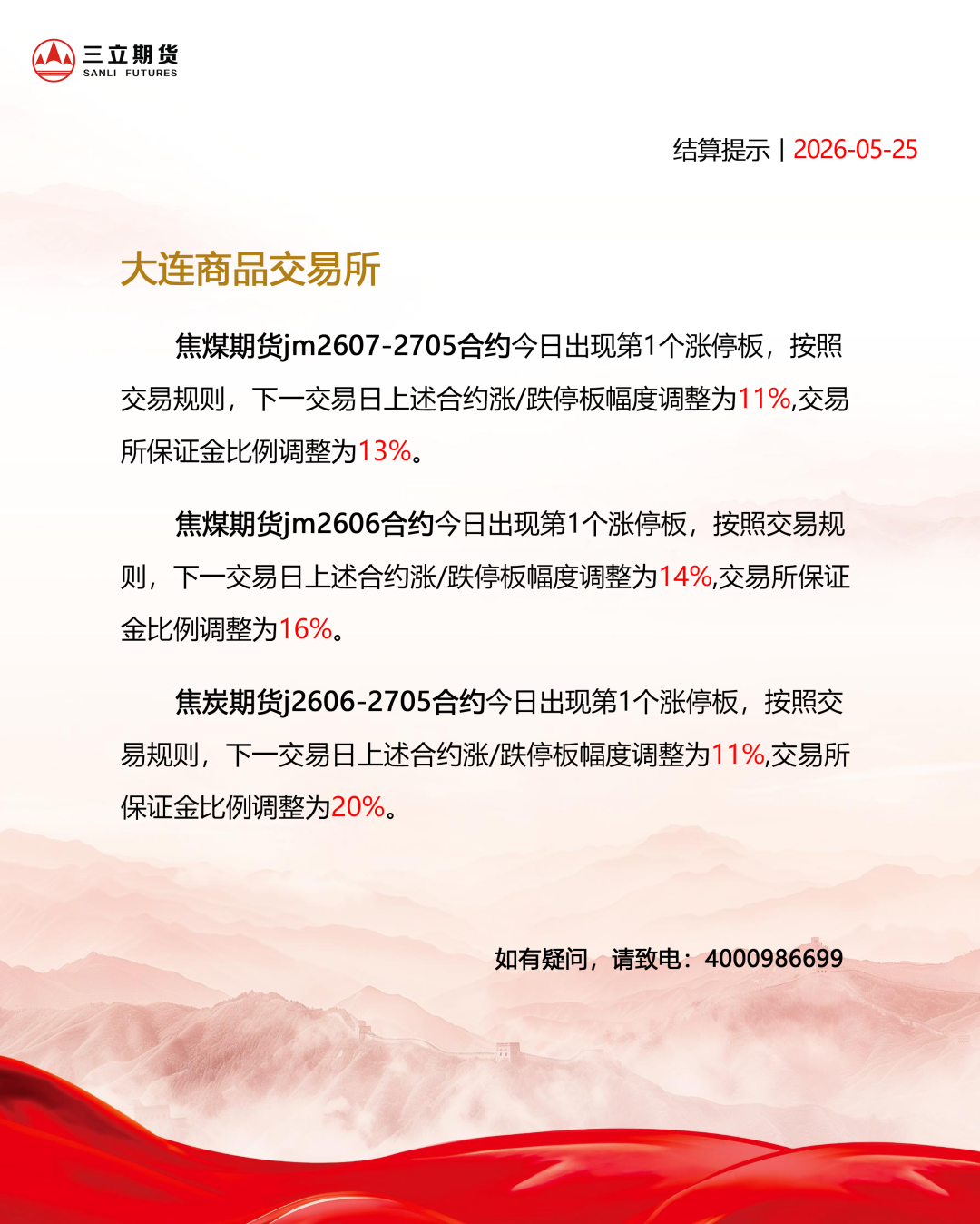 上海期货交易所：调整燃料油期货涨跌停板幅度和交易保证金比例